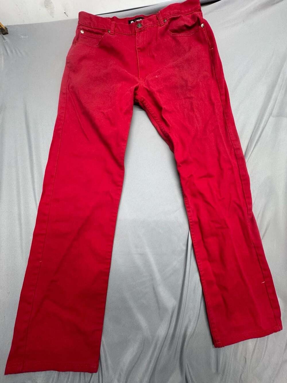 Akademiks Jeans Size 36x34 Red Denim Pants